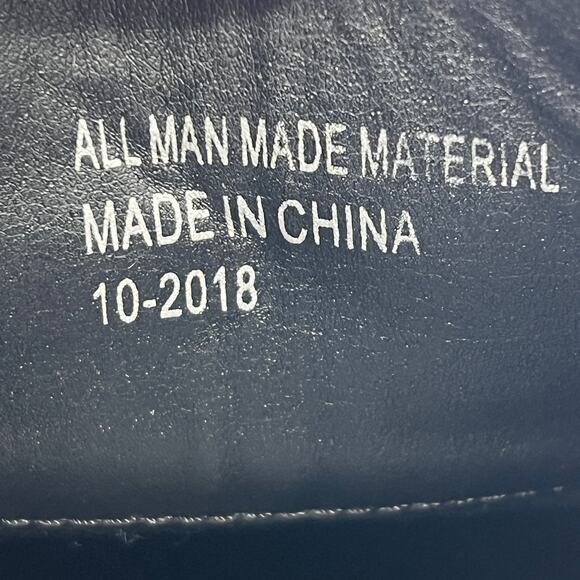 Fabian Couture S110-W001 Black Upper Square Toe Derby Mens 12W Dress Shoes - Picture 9 of 10